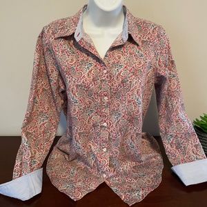CHAPS  Woman's Paisley Blouse -  Size Medium
